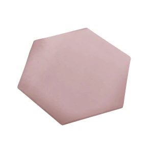 Čalouněný nástěnný panel 3D Medové plásty 35x45 růžová