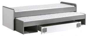 Výsuvná postel 80x200 cm Gumi G16 Bílá/Antracitová