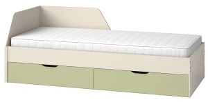 Postel pro mladé s matrací 90x200 Melo ME9 Cashmere Avocado