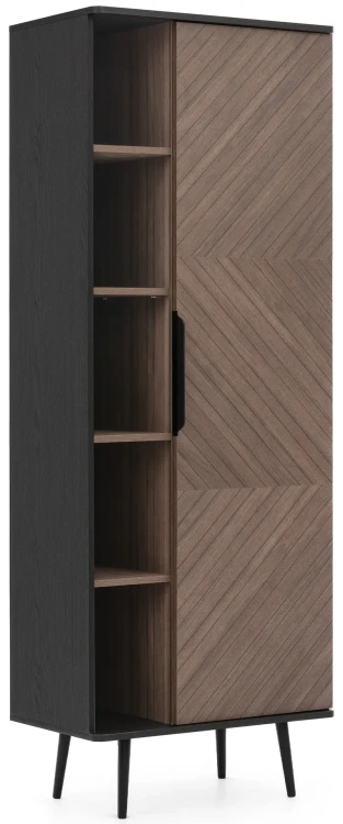 Knihovna Pinelli PN-03 Černá grafitová/Captains Deck