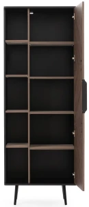 Knihovna Pinelli PN-03 Černá grafitová/Captains Deck