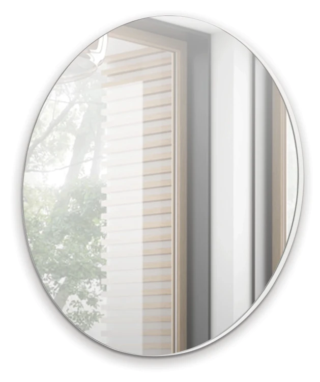 Závěsné zrcadlo na toaletní stolek 70 cm Navene NV-01 Bílé matné