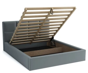 Jednolůžková postel s úložným prostorem 120x200 - Alaska Tmavě Zelená