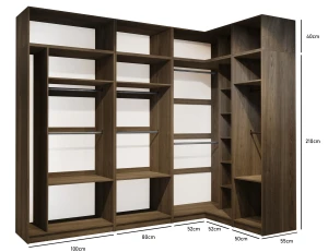 Šatní nástavec 50 cm Foxen Bílá