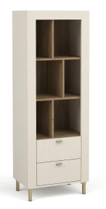 Knihovna Mossa MO4 Kašmír/dub whisky