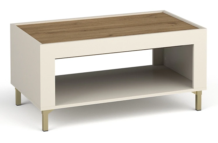 Konferenční stolek do obývacího pokoje Mossa MO9 Kašmír/dub whisky