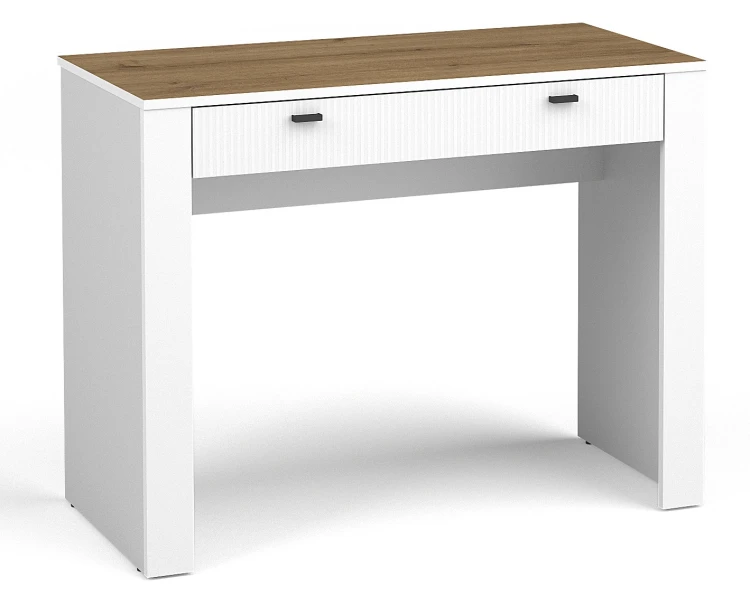 Toaletní stolek Mossa MO10 Bílý/dub whisky