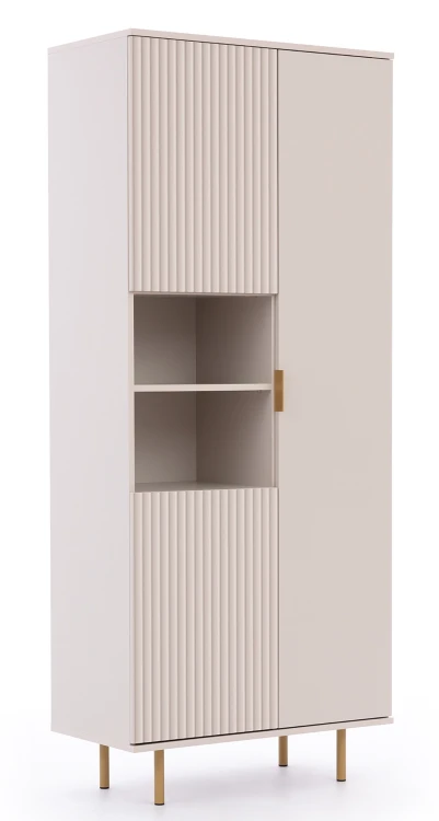 Knihovna do obývacího pokoje Nubia R3D Cashmere