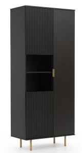 Knihovna do obývacího pokoje Nubia R3D Černá matná