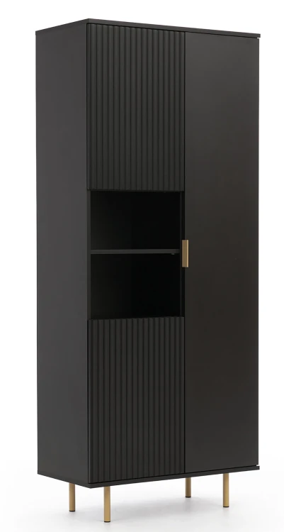 Knihovna do obývacího pokoje Nubia R3D Černá matná