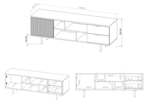 TV skříňka Nubia Cashmere