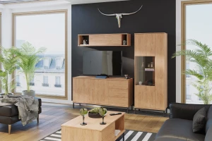 Komoda do obývacího pokoje Querty Hickory