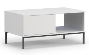 Konferenční stolek do obývacího pokoje Querty Bílá
