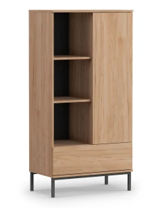 Knihovna do obývacího pokoje Querty Hickory