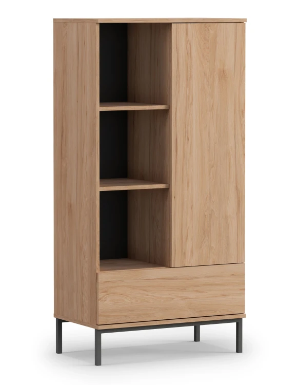 Knihovna do obývacího pokoje Querty Hickory