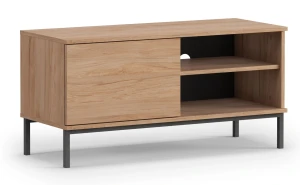 TV skříňka do obývacího pokoje s 1 dveřmi Querty Hickory