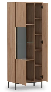 Vitrína do obývacího pokoje Querty Bílá