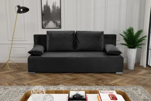 Pohovka s funkcí spaní Ecco DELUXE Černá