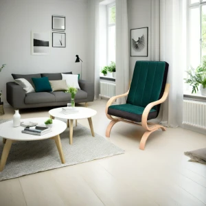 Křeslo Girona H03 zeleno-černé finca