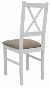 Sada 2x dřevěných židlí NIL10 Bílá/béžová