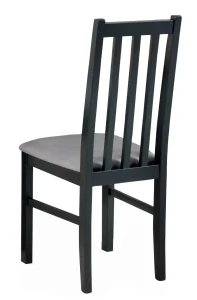 Sada 2x dřevěná židle BOS10 Černá/Šedá