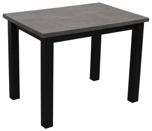 Jídelní set 100x70 se 2 židlemi M001-2 černá/beton