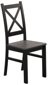 Jídelní set 100x70 se 4 židlemi M001-4 černá/beton