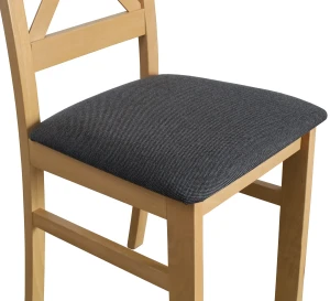 Set stolu 100x70 dub Artisan se 2 židlemi dub Artisan/černá M010-2