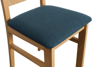 Stůl 100x70 dub Artisan se 2 židlemi dub Artisan/tyrkysová M013-2