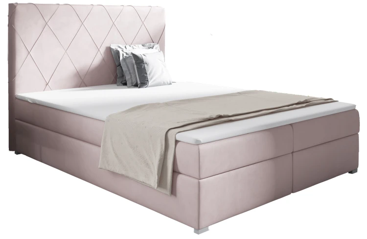 Kontinentální postel Marcus 180x200 růžový