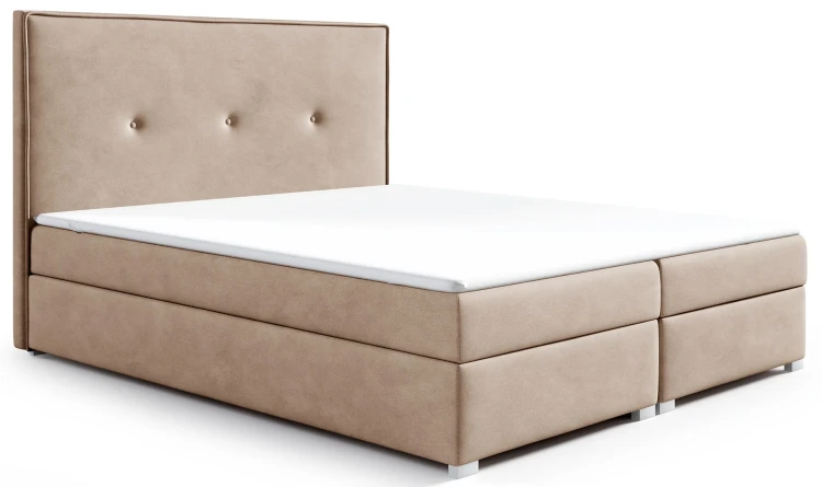 Kontinentální postel Lara 160x200 béžová