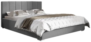 Čalouněná postel Ledo 180x200 Šedý kovový rám