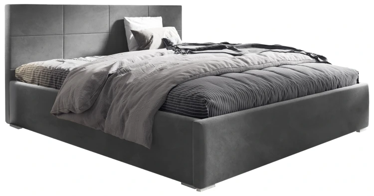 Čalouněná postel Katia 140x200 šedý