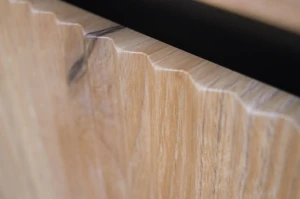 Konferenční skříňka s drážkovaným čelem Yukashi 2S T201 dub evoke