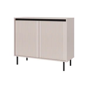 Komoda s drážkovaným čelem Yukashi 2F T812 béžová