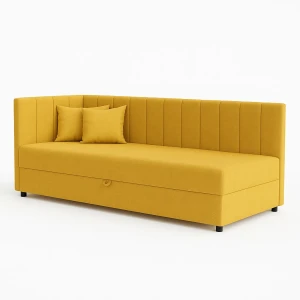 Kontinentální jednolůžko Sofaro Plus 90x200 Hořčicové