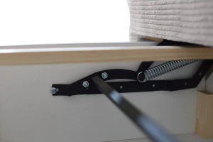 Rozkládací pohovka Lunera Prima 2 manšestr tmavě modrá