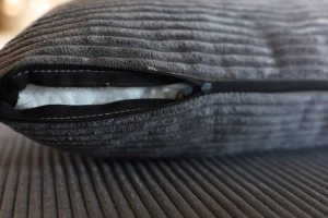 Rozkládací pohovka Lunera Prima 2 manšestr grafitová