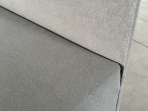 Jednolůžková čalouněná postel SENIVA 90x200 šedá