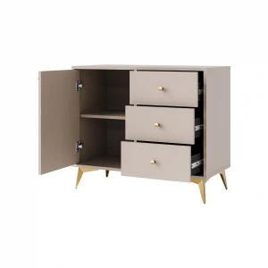 Komoda se zásuvkami Sakai 1 1F 3S T814 Béžová