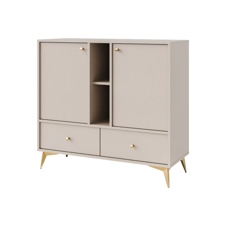 Komoda se zásuvkami Sakai 1 2F 2S T825 Béžová
