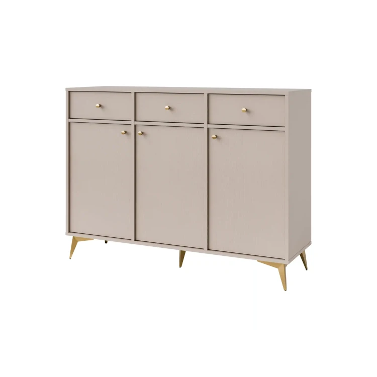 Komoda se zásuvkami Sakai 1 3F 3S T827 Béžová