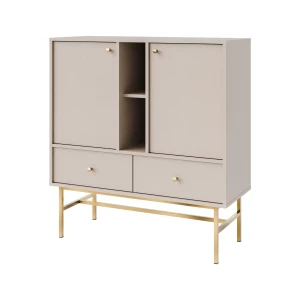 Komoda se zásuvkami Sakai 3 2F 2S T825 Béžová