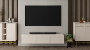 Závěsná TV skříňka Sakai 4 3K T303 Béžová