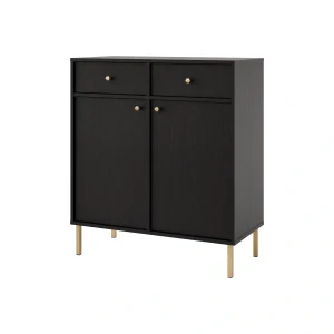 Komoda se zásuvkami Sakai 2 2F 2S T826 Černá