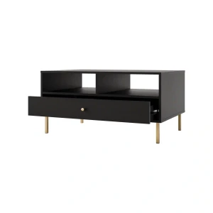 Konferenční stolek se zásuvkou Sakai 2 1S T201 Černá