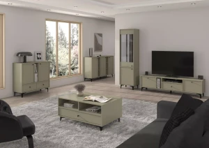 Konferenční stolek se zásuvkou Sakai 1 1S T201 Eukalyptus