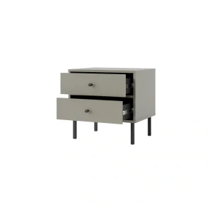 Noční stolek se zásuvkami Sakai 2 2S T801 Eukalyptus