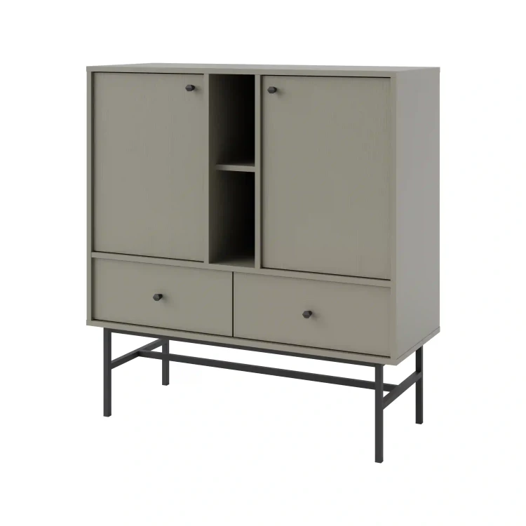 Komoda se zásuvkami Sakai 3 2F 2S T825 Eukalyptus