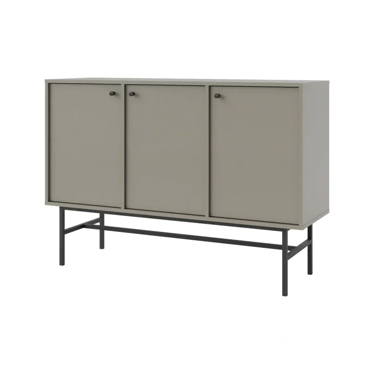 Třídveřová komoda Sakai 3 3F T813 Eukalyptus